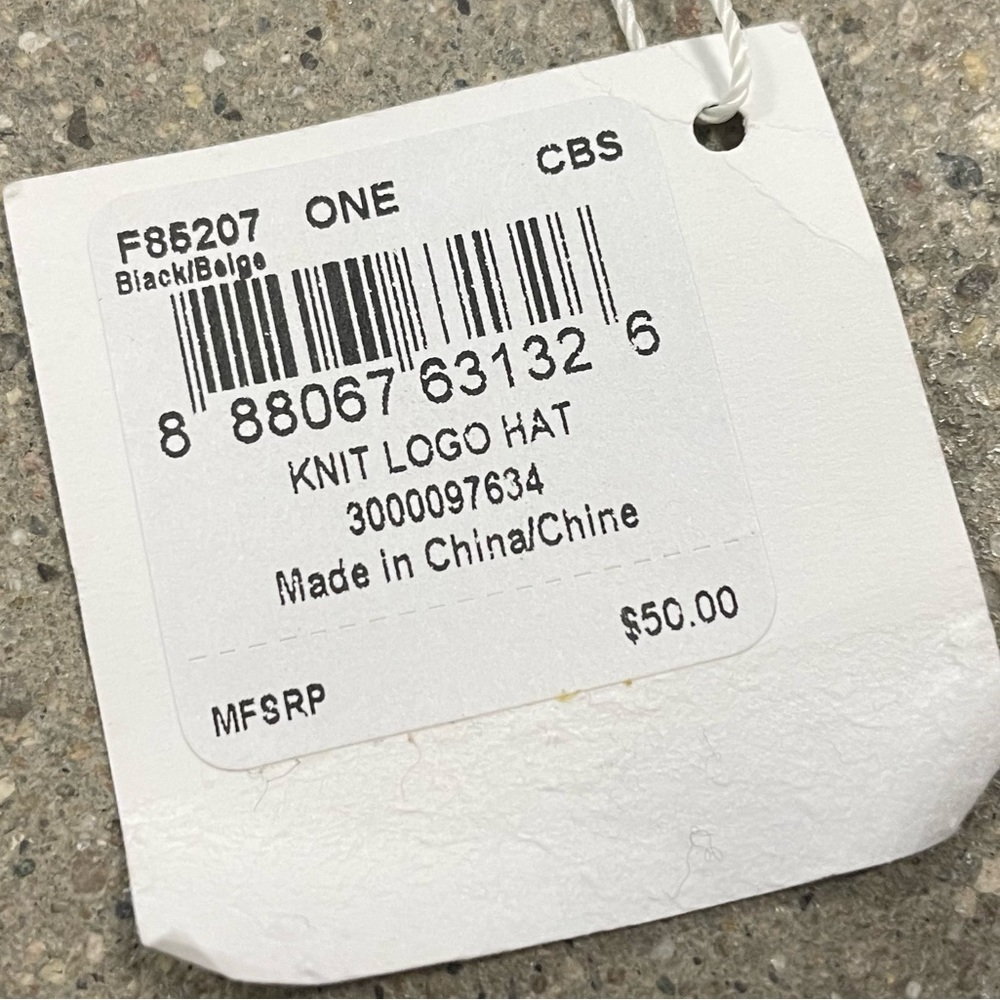 NWT Coach New York Signature Logo Wool Blend Beanie Cap & Gloves - Picture 8 of 10